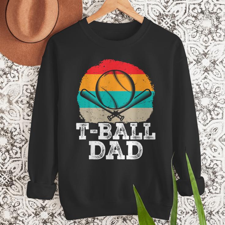 T-Ball Dad Ball Dad Fathers Day Baseball Dad Men Sweatshirt