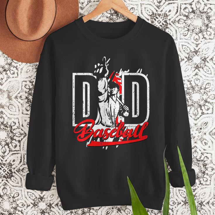 Vintage Baseball Dad Daddy Father's Day Clothing Men Sweatshirt
