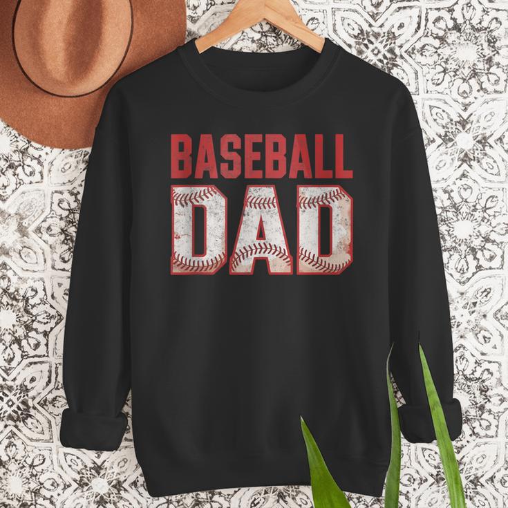 Vintage Baseball Dad Father Tee Player Fan Baseball Ball Men Sweatshirt Vintage Baseball Dad Father Tee Player Fan Baseball Ball Men Sweatshirt