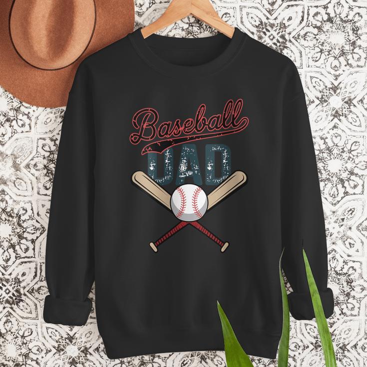 Vintage Baseball Dad Father's Day Birthday Matching Family Men Sweatshirt Vintage Baseball Dad Father's Day Birthday Matching Family Men Sweatshirt
