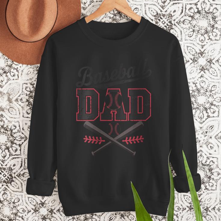 Vintage Baseball Dad Fathers Day Daddy Toddler Kids Boys Men Sweatshirt Vintage Baseball Dad Fathers Day Daddy Toddler Kids Boys Men Sweatshirt