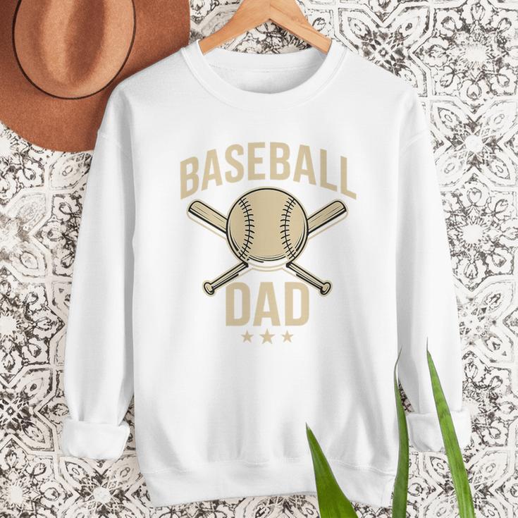 Baseball Dad Crossed Bats Cool Sports Fan Vintage Premium Men Sweatshirt Baseball Dad Crossed Bats Cool Sports Fan Vintage Premium Men Sweatshirt