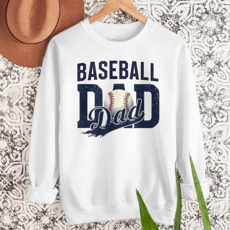 Baseball Dad Daddy Papa Men Sweatshirt