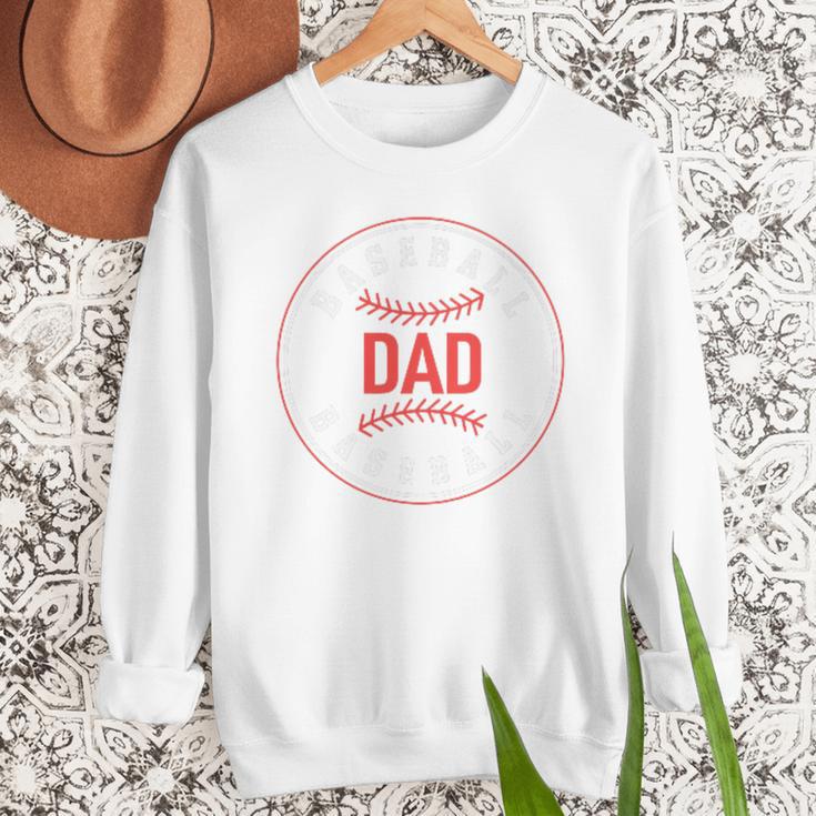 Baseball Dad Father Family Matching Premium Men Sweatshirt