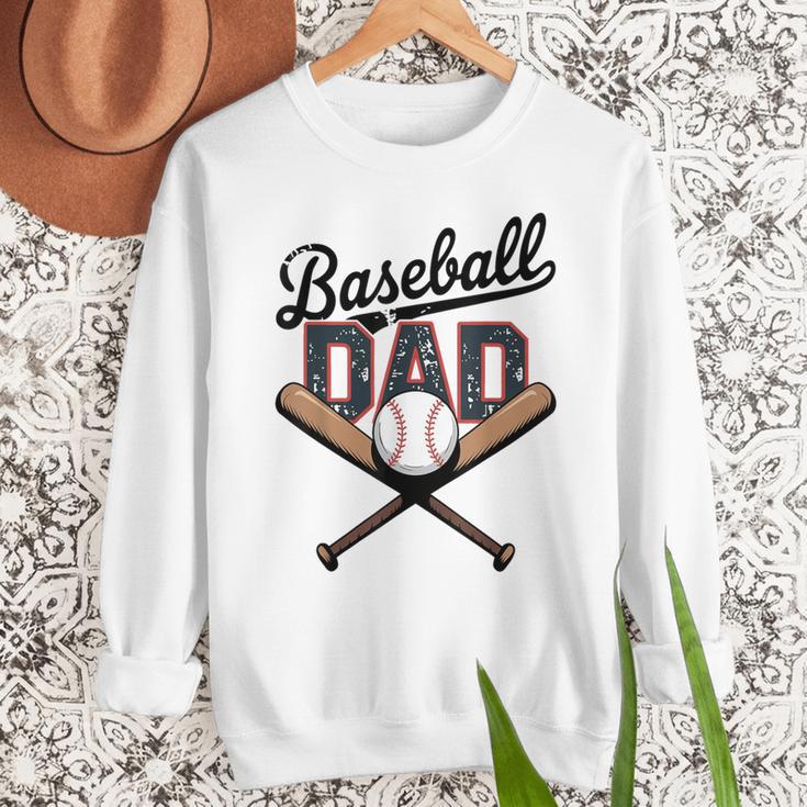 Baseball Dad For Father's Day Game Day Celebration Men Sweatshirt