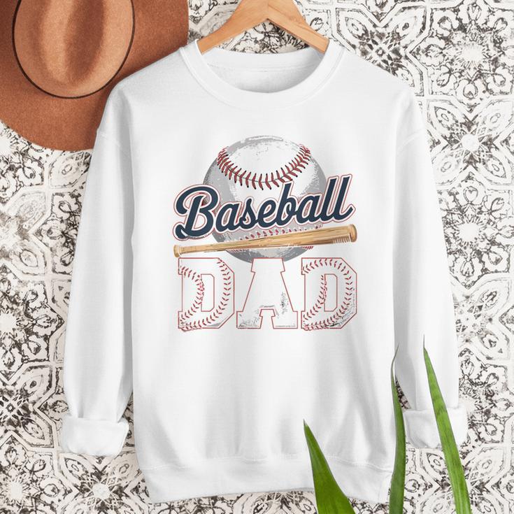Baseball Dad Father's Day Sports Baseball Lover Premium Men Sweatshirt