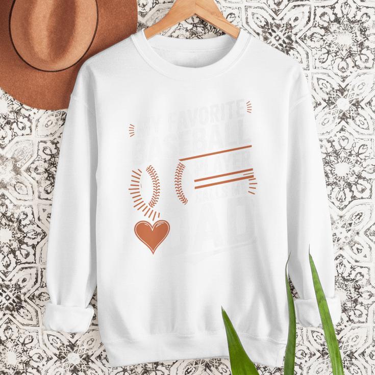 Baseball Dad My Favorite Baseball Player Calls Me Dad Premium Men Sweatshirt Baseball Dad My Favorite Baseball Player Calls Me Dad Premium Men Sweatshirt