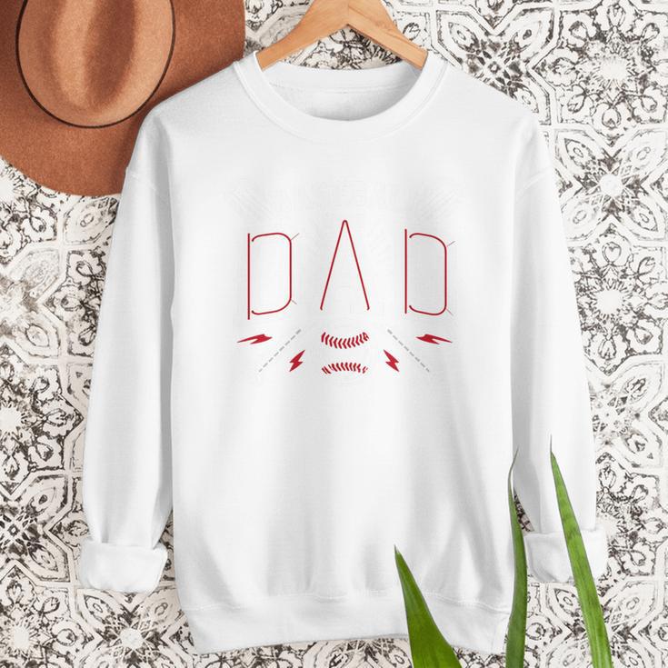 Baseball Dad Happy Fathers Day Premium Tri-Blend Men Sweatshirt Baseball Dad Happy Fathers Day Premium Tri-Blend Men Sweatshirt