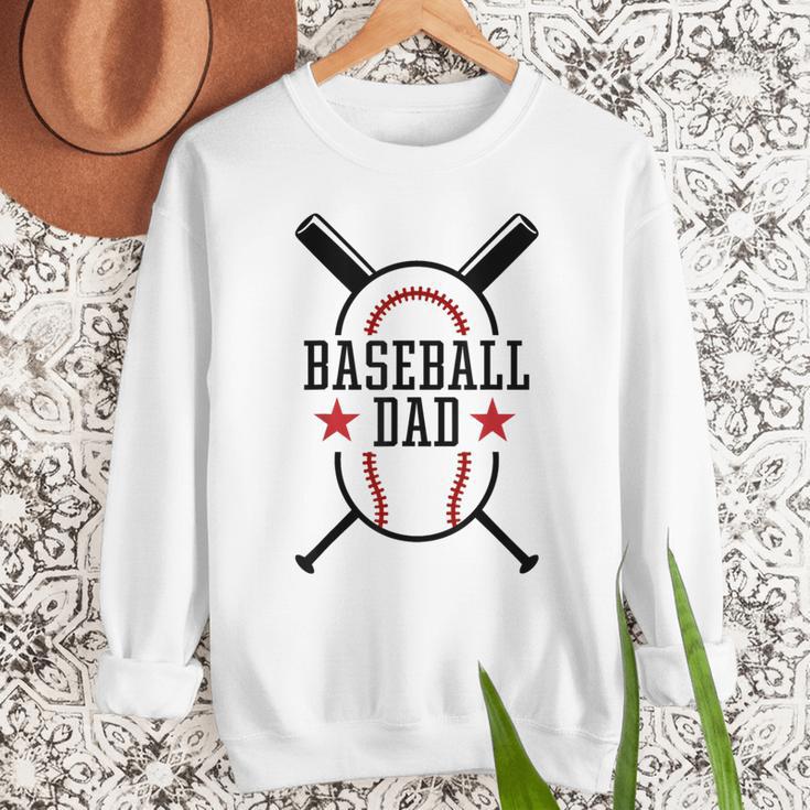 Baseball Dad Happy Fathers Day Wife Daughter Son Game Day Men Sweatshirt Baseball Dad Happy Fathers Day Wife Daughter Son Game Day Men Sweatshirt