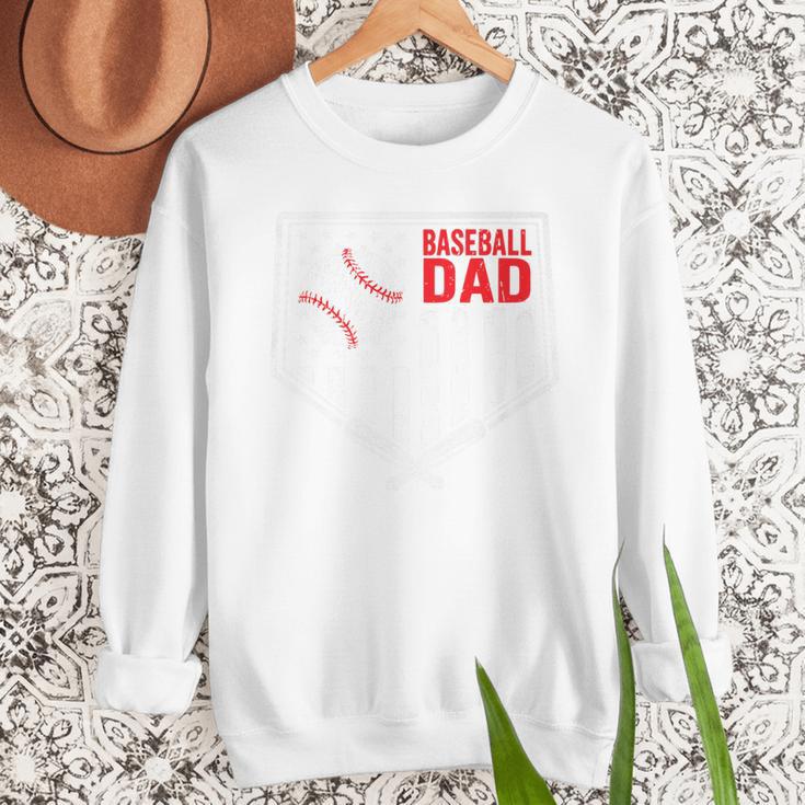 Baseball Dad Men USA American Flag Fathers Day 4th Of July Premium Men Sweatshirt Baseball Dad Men USA American Flag Fathers Day 4th Of July Premium Men Sweatshirt