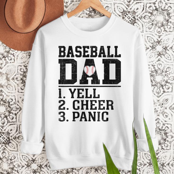 Baseball Dad Parent Of Player Family Sports Fan Lover Men Sweatshirt
