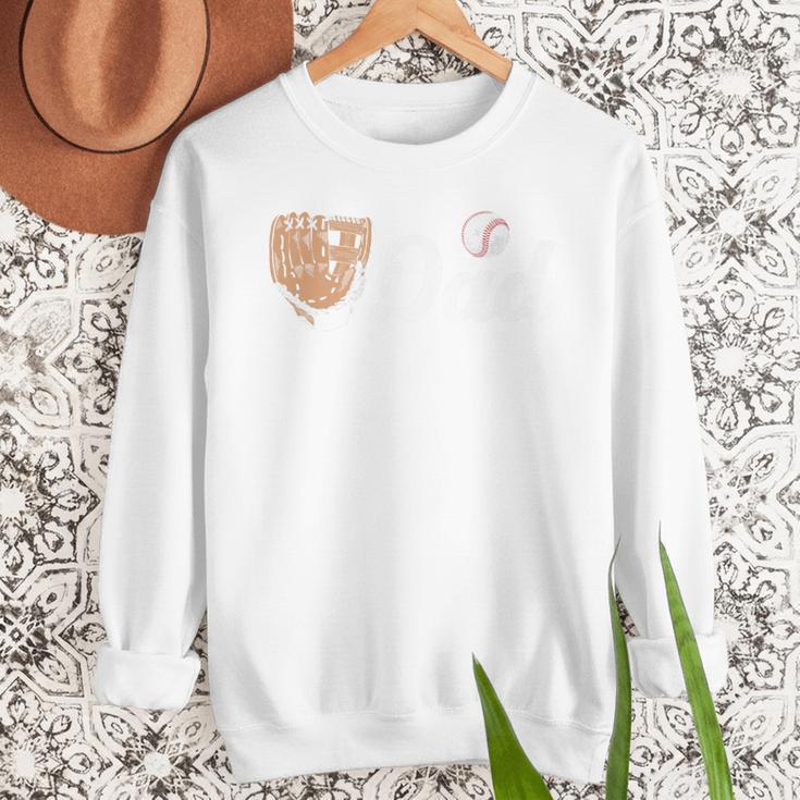 Baseball Dad Softball Dad Father's Day Premium Men Sweatshirt Baseball Dad Softball Dad Father's Day Premium Men Sweatshirt