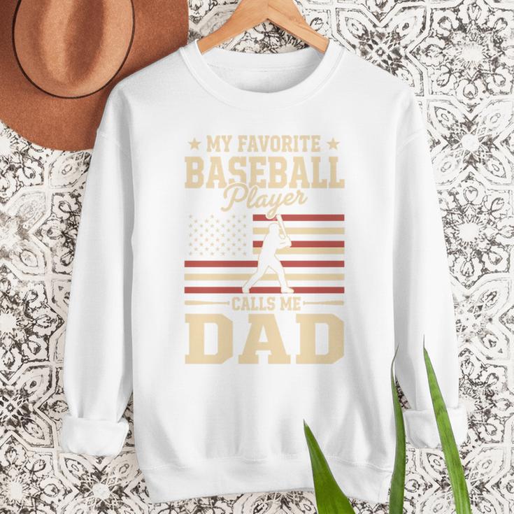 My Favorite Baseball Player Calls Me Dad Baseball Dad Premium Tri-Blend Men Sweatshirt My Favorite Baseball Player Calls Me Dad Baseball Dad Premium Tri-Blend Men Sweatshirt