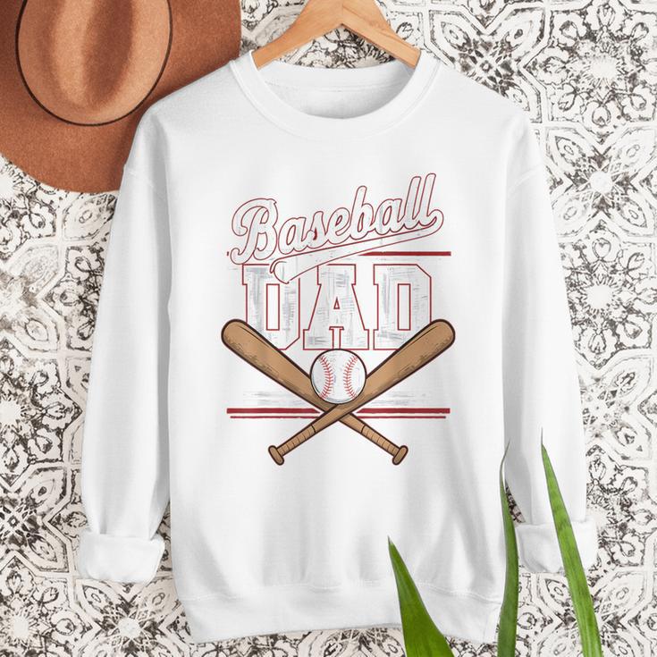 Game Day Baseball Dad Vintage Daddy Father's Day Boys Kids Men Sweatshirt Game Day Baseball Dad Vintage Daddy Father's Day Boys Kids Men Sweatshirt