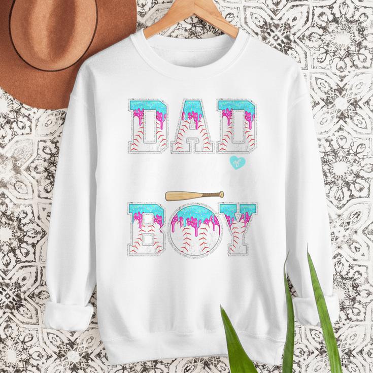 Ice Cream Baseball Dad Birthday Boy Drip Bat Sweet Baseball Premium Men Sweatshirt