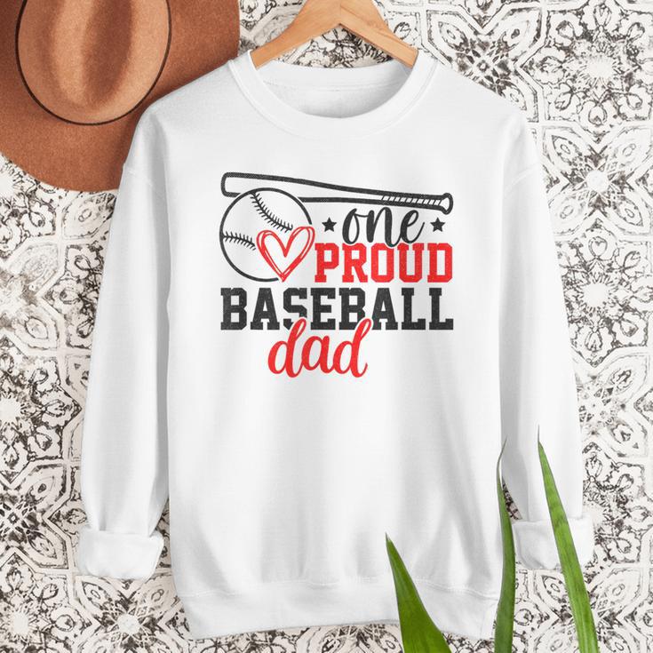 One Proud Baseball Dad Sporty Humor Men Sweatshirt One Proud Baseball Dad Sporty Humor Men Sweatshirt