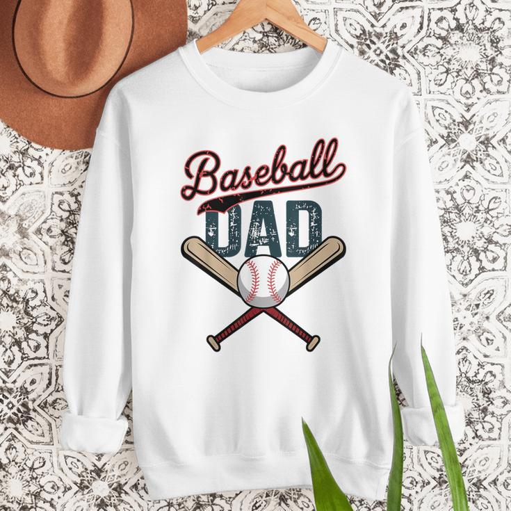Vintage Baseball Dad Happy Fathers Day Players Toddler Kids Men Sweatshirt Vintage Baseball Dad Happy Fathers Day Players Toddler Kids Men Sweatshirt