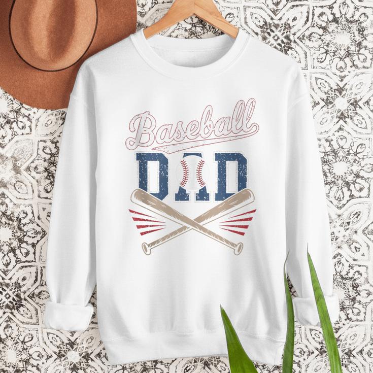 Vintage Baseball Dad Humor Father's Day Sport Lovers Men Sweatshirt