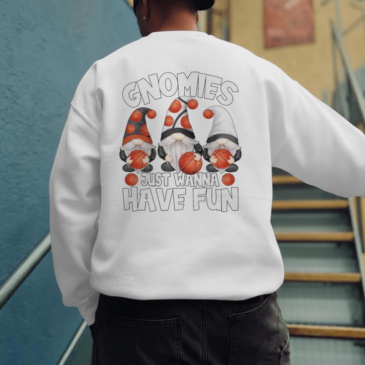 Basketball Gnomies Have Fun For Baseball Dad And Coach Premium Men's Sweatshirt Back Print Basketball Gnomies Have Fun For Baseball Dad And Coach Premium Men's Sweatshirt Back Print