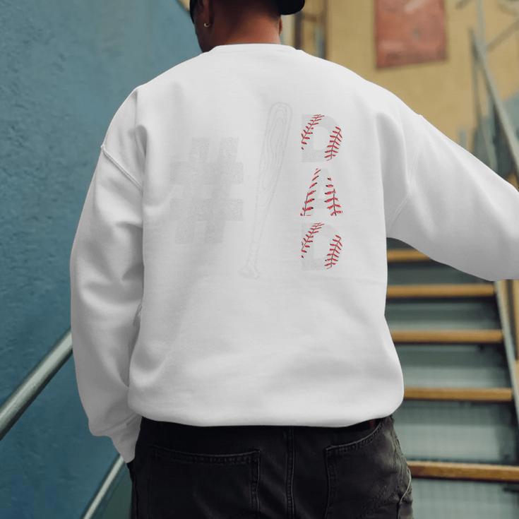Number One Baseball Dad Fathers Day Baseball Player Dad Premium Men's Sweatshirt Back Print Number One Baseball Dad Fathers Day Baseball Player Dad Premium Men's Sweatshirt Back Print