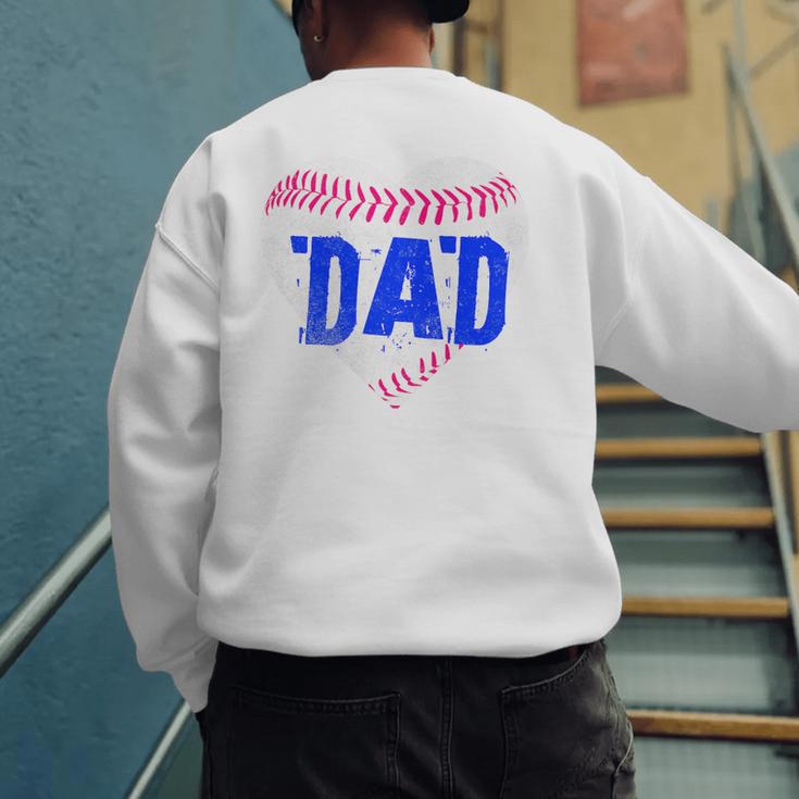 Softball Dad Baseball Dad Tee Ball Dad Premium Men's Sweatshirt Back Print Softball Dad Baseball Dad Tee Ball Dad Premium Men's Sweatshirt Back Print