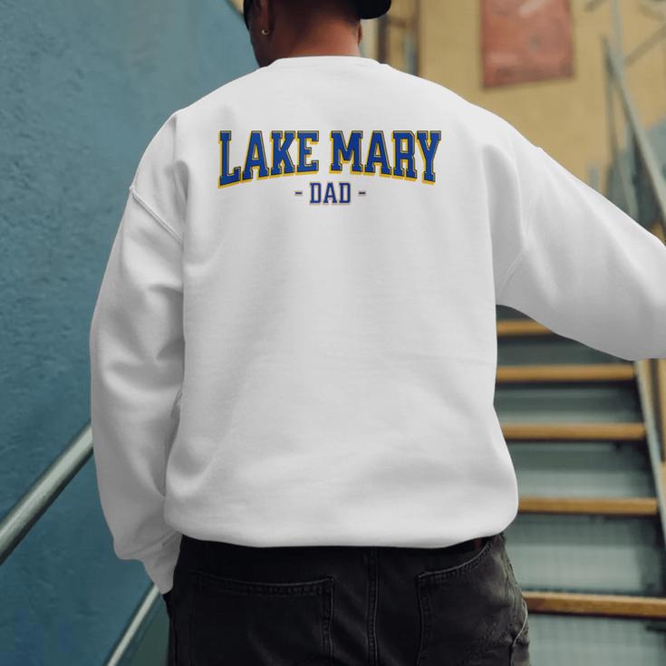 Vintage Lake Mary Florida Baseball Dad Lovers An Fans Men's Sweatshirt Back Print Vintage Lake Mary Florida Baseball Dad Lovers An Fans Men's Sweatshirt Back Print