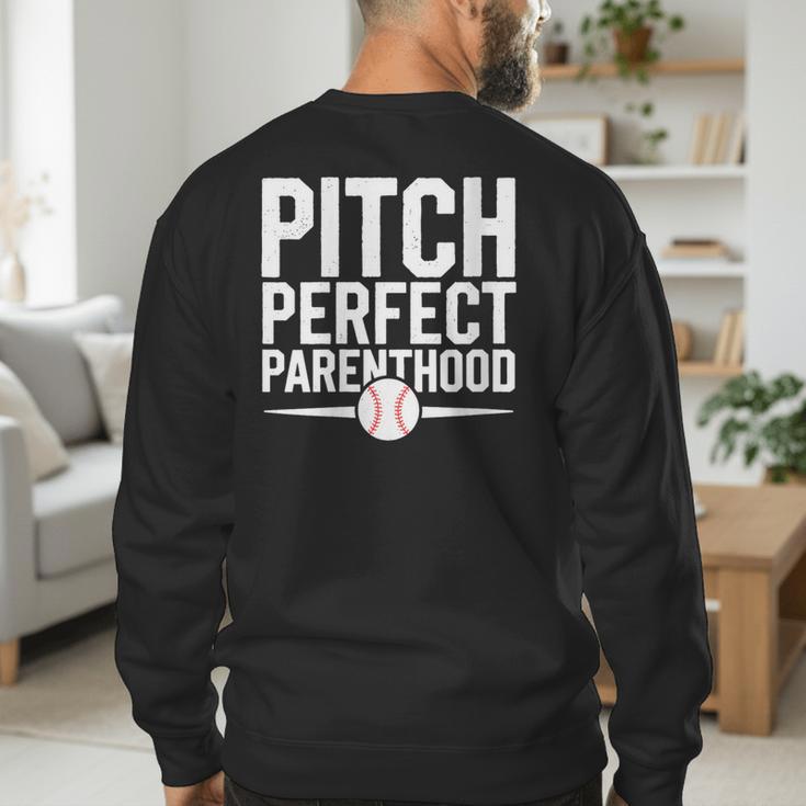 Baseball Dad Baseball Lovers Homerun Fathers Day Father Men's Sweatshirt Back Print Baseball Dad Baseball Lovers Homerun Fathers Day Father Men's Sweatshirt Back Print