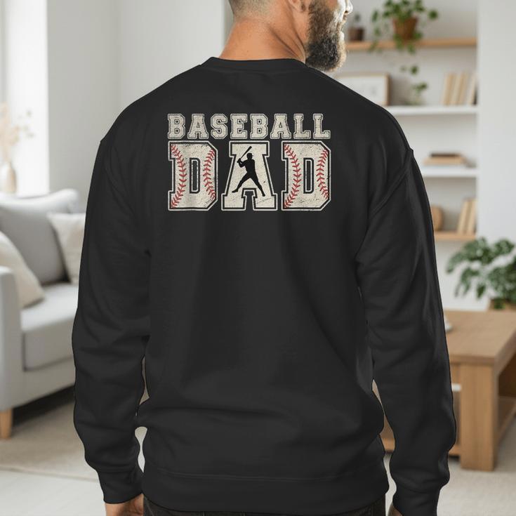 Baseball Dad Men's Sweatshirt Back Print Baseball Dad Men's Sweatshirt Back Print