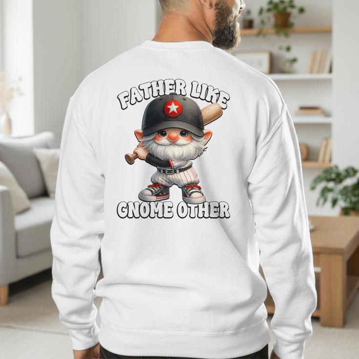 Baseball Dad Gnome For Baseball Grandpa Fathers Day Premium Tri-Blend Men's Sweatshirt Back Print Baseball Dad Gnome For Baseball Grandpa Fathers Day Premium Tri-Blend Men's Sweatshirt Back Print