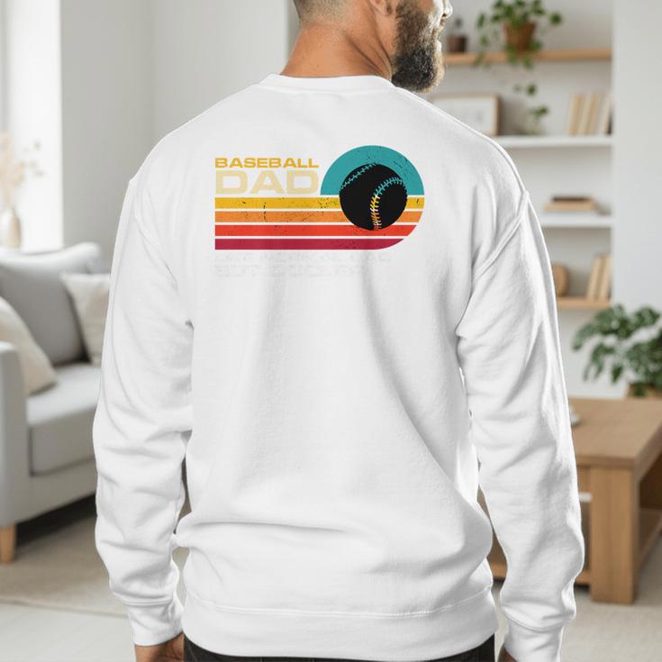 Baseball Dad Like Normal Dad But Cooler Fathers Day Premium Men's Sweatshirt Back Print Baseball Dad Like Normal Dad But Cooler Fathers Day Premium Men's Sweatshirt Back Print