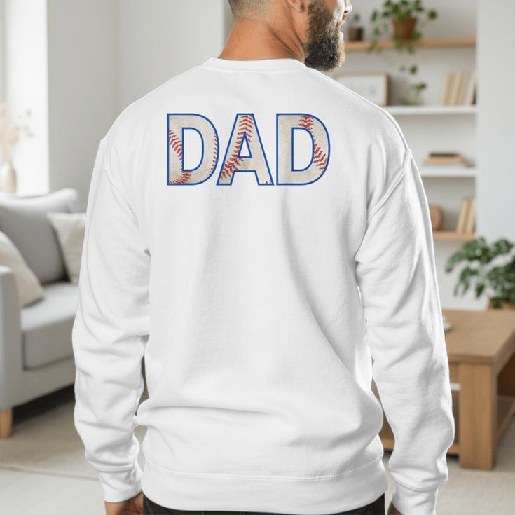 Baseball Dad Shirt For Father's Day Dads Of Baseball Players Men's Sweatshirt Back Print Baseball Dad Shirt For Father's Day Dads Of Baseball Players Men's Sweatshirt Back Print
