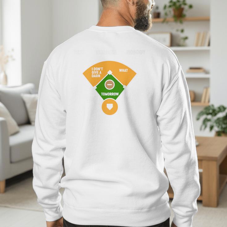Baseball Father's Day Joke Vintage Baseball Dad Premium Men's Sweatshirt Back Print Baseball Father's Day Joke Vintage Baseball Dad Premium Men's Sweatshirt Back Print