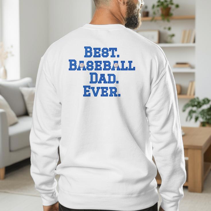 Best Baseball Dad Men's Sweatshirt Back Print Best Baseball Dad Men's Sweatshirt Back Print
