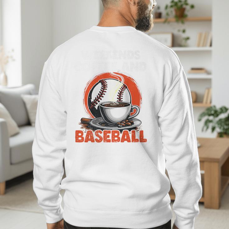 Fathers Day Baseball Dad Parent Premium Men's Sweatshirt Back Print Fathers Day Baseball Dad Parent Premium Men's Sweatshirt Back Print