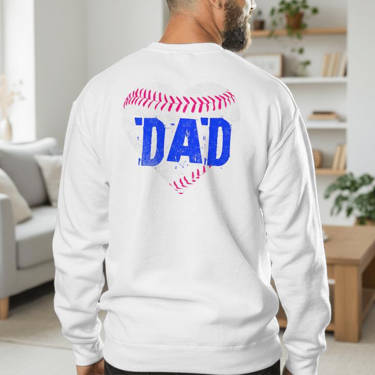 Softball Dad Baseball Dad Tee Ball Dad Premium Men's Sweatshirt Back Print Softball Dad Baseball Dad Tee Ball Dad Premium Men's Sweatshirt Back Print