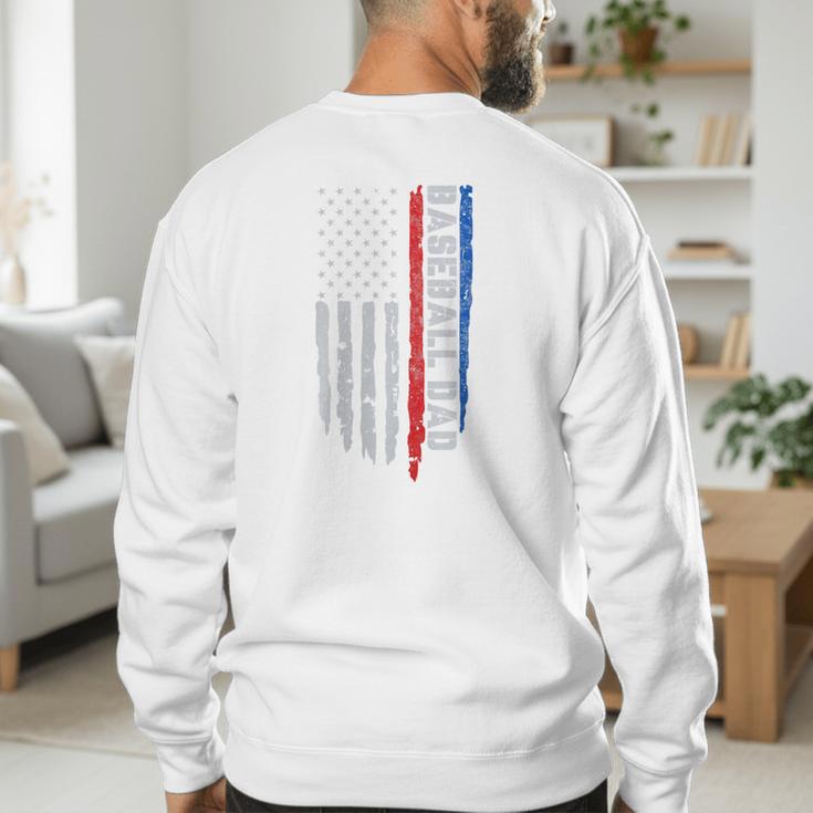 Vintage Baseball US Flag Tee Baseball Dad Player Coach Premium Tri-Blend Men's Sweatshirt Back Print Vintage Baseball US Flag Tee Baseball Dad Player Coach Premium Tri-Blend Men's Sweatshirt Back Print