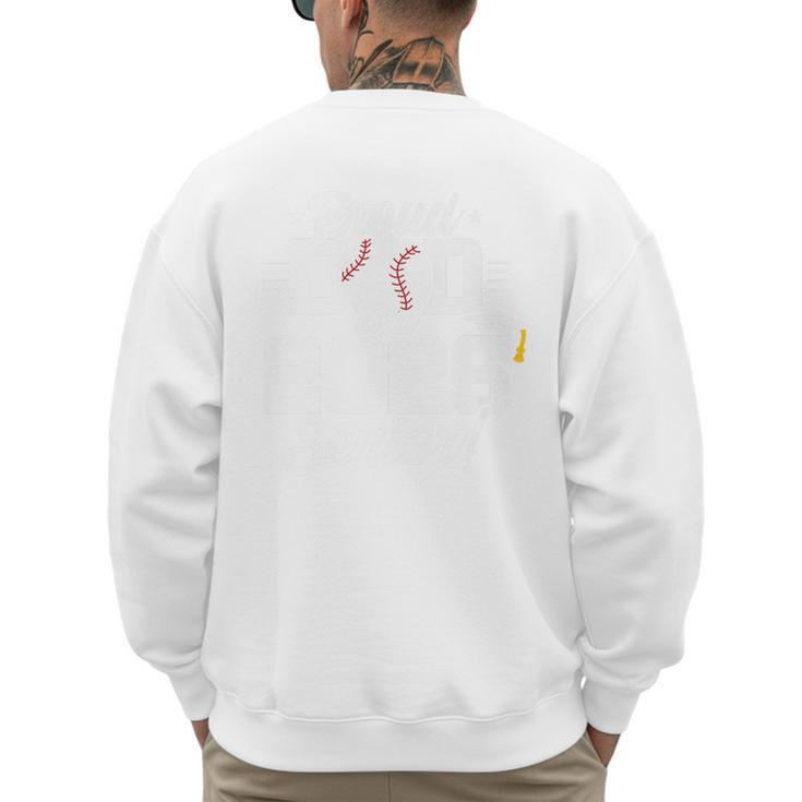 Class Of 2026 Senior Year Baseball Dad Senior 2026 Premium Men's Sweatshirt Back Print
