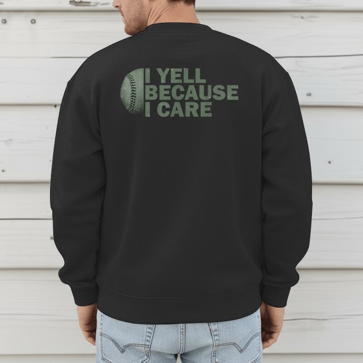 Baseball Art For Men Humor Baseball Dad Men's Sweatshirt Back Print Baseball Art For Men Humor Baseball Dad Men's Sweatshirt Back Print