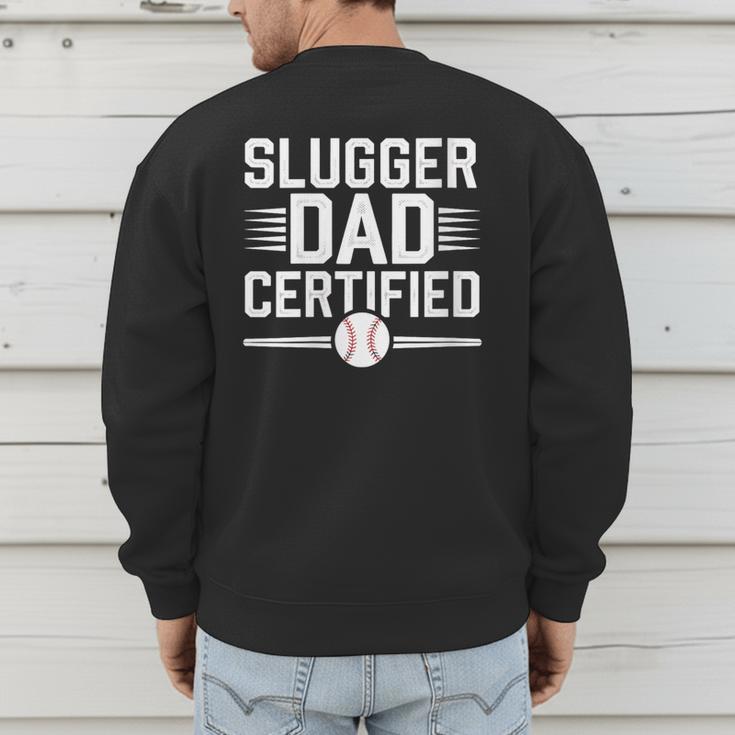 Baseball Dad Father Fathers Day Baseball Lovers Homerun Men's Sweatshirt Back Print Baseball Dad Father Fathers Day Baseball Lovers Homerun Men's Sweatshirt Back Print