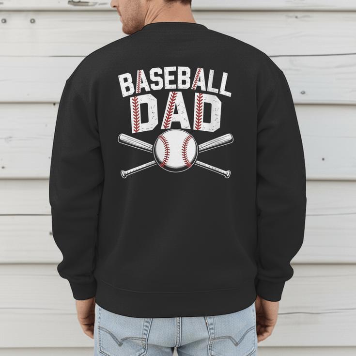 Baseball Dad Tees For Men Boys Kid Happy Fathers Day Men's Sweatshirt Back Print Baseball Dad Tees For Men Boys Kid Happy Fathers Day Men's Sweatshirt Back Print