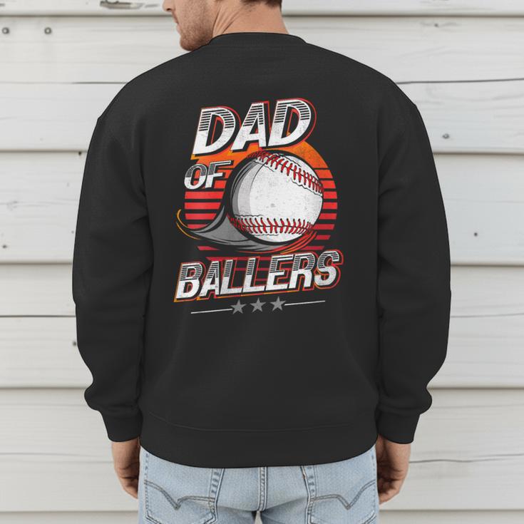 Dad Of Ballers Shirt Volleyball Baseball Dad Of Baller Men's Sweatshirt Back Print Dad Of Ballers Shirt Volleyball Baseball Dad Of Baller Men's Sweatshirt Back Print