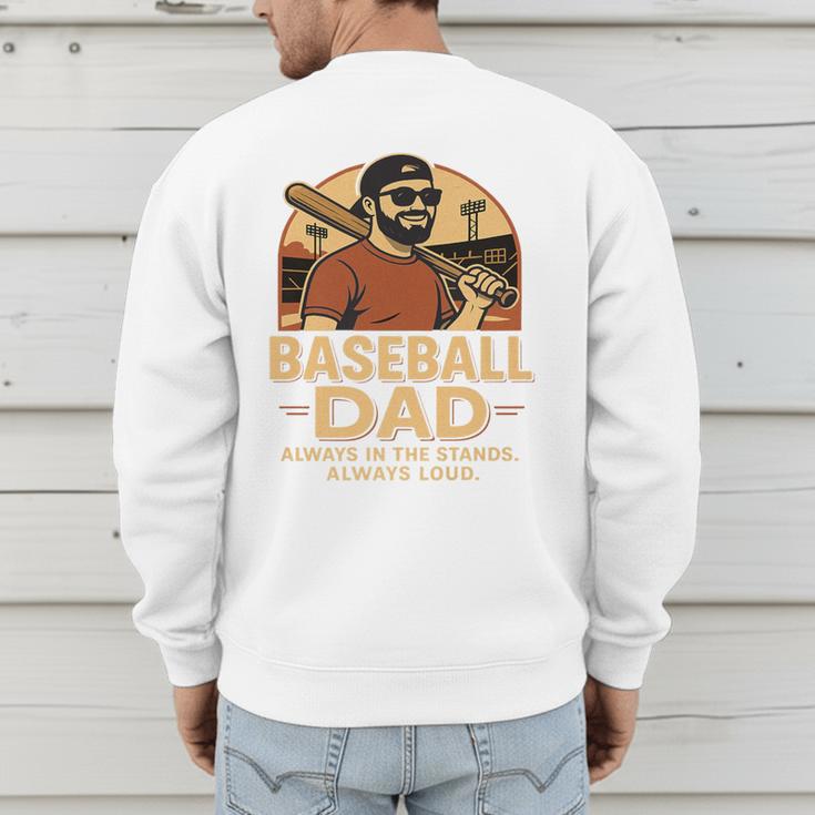 Baseball Dad – Always In The Stands Always Loud Retro Premium Men's Sweatshirt Back Print Baseball Dad – Always In The Stands Always Loud Retro Premium Men's Sweatshirt Back Print