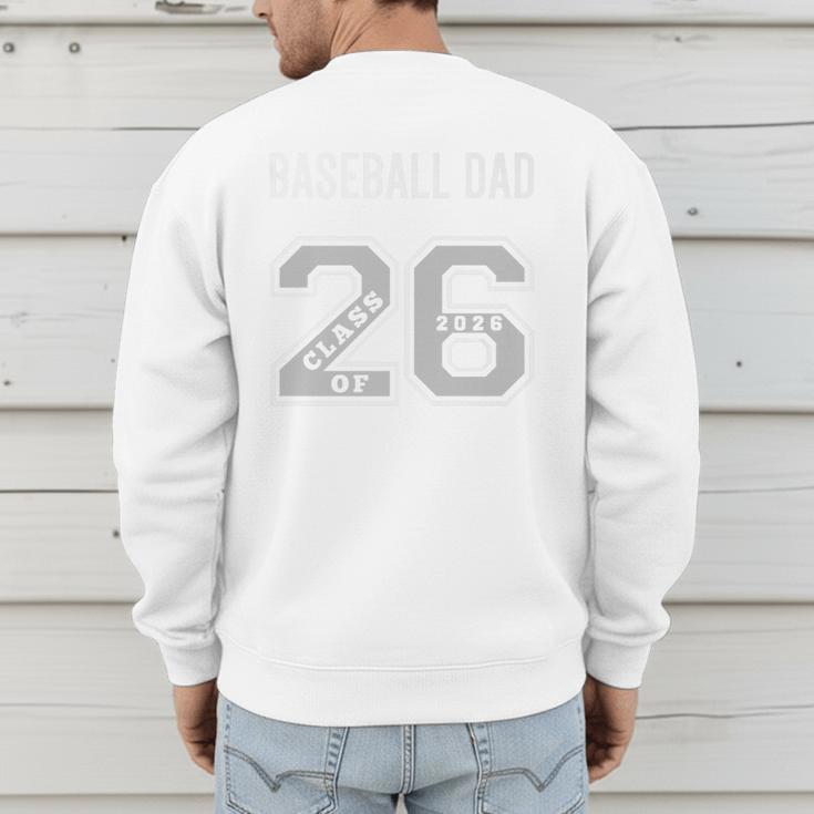 BASEBALL DAD CLASS OF 2026 BASEBALL DAD 26 SWAG CLASS 26 Premium Men's Sweatshirt Back Print BASEBALL DAD CLASS OF 2026 BASEBALL DAD 26 SWAG CLASS 26 Premium Men's Sweatshirt Back Print