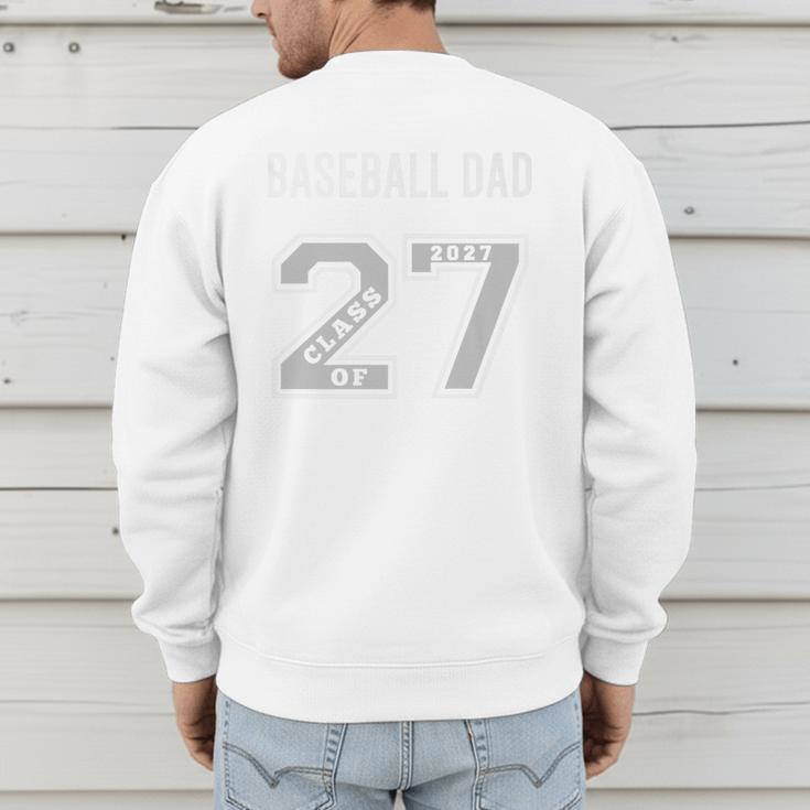 BASEBALL DAD CLASS OF 2027 BASEBALL DAD SWAG CLASS OF 27 Premium Men's Sweatshirt Back Print BASEBALL DAD CLASS OF 2027 BASEBALL DAD SWAG CLASS OF 27 Premium Men's Sweatshirt Back Print