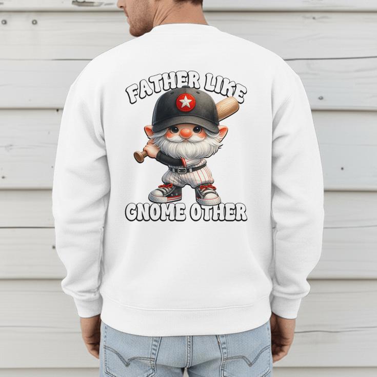 Baseball Dad Gnome For Baseball Grandpa Fathers Day Premium Tri-Blend Men's Sweatshirt Back Print Baseball Dad Gnome For Baseball Grandpa Fathers Day Premium Tri-Blend Men's Sweatshirt Back Print