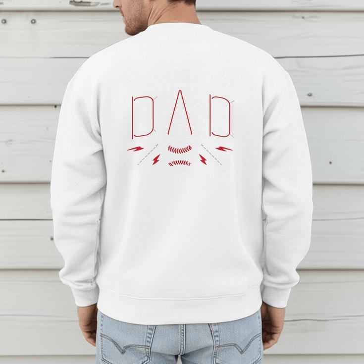Baseball Dad Happy Fathers Day Premium Tri-Blend Men's Sweatshirt Back Print Baseball Dad Happy Fathers Day Premium Tri-Blend Men's Sweatshirt Back Print