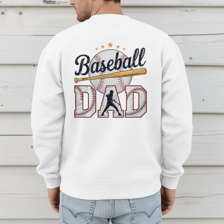 Baseball Dad Player Cool Retro Sports Fan Father's Day Premium Tri-Blend Men's Sweatshirt Back Print Baseball Dad Player Cool Retro Sports Fan Father's Day Premium Tri-Blend Men's Sweatshirt Back Print