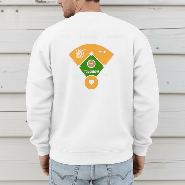 Baseball Father's Day Joke Vintage Baseball Dad Premium Men's Sweatshirt Back Print Baseball Father's Day Joke Vintage Baseball Dad Premium Men's Sweatshirt Back Print