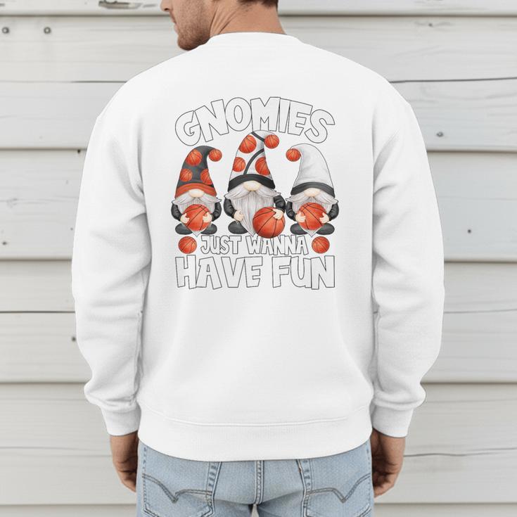 Basketball Gnomies Have Fun For Baseball Dad And Coach Premium Men's Sweatshirt Back Print Basketball Gnomies Have Fun For Baseball Dad And Coach Premium Men's Sweatshirt Back Print