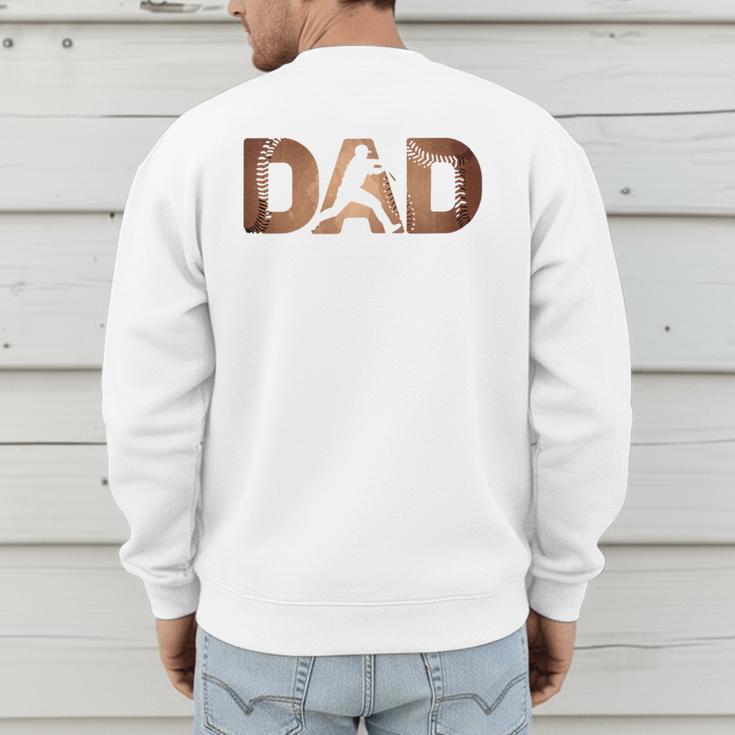 Fathers Day Baseball Player Baseball Dad Premium Men's Sweatshirt Back Print Fathers Day Baseball Player Baseball Dad Premium Men's Sweatshirt Back Print